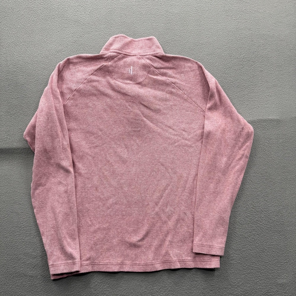 Johnnie-O Polo Shirt Mens Small Pink Long Sleeve Stretch Jersey Pullover Casual - Picture 2 of 9